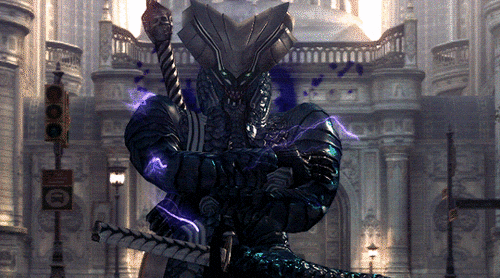 Vergil en Devil trigger